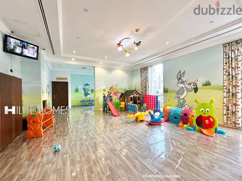 Three bedroom Seaview apartment with balcony for rent in Shaab 4