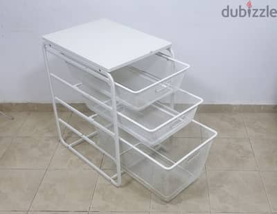 IKEA Metal mesh drawer unit