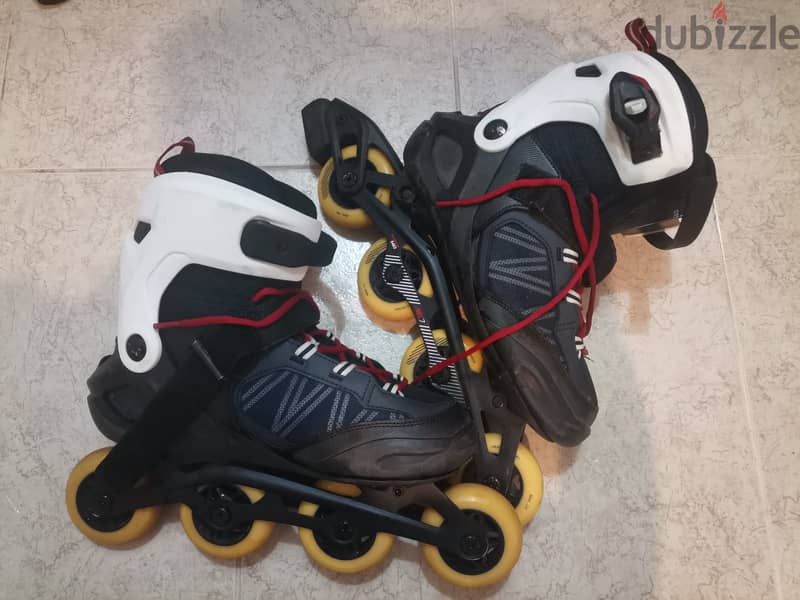 Oxelo inline skates - size 44 (red / blue) 1