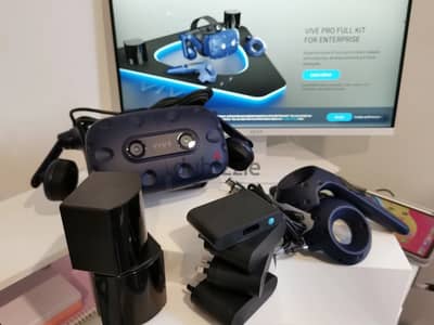 HTC VIVE PRO Virtual Reality (VR) Full System Blue