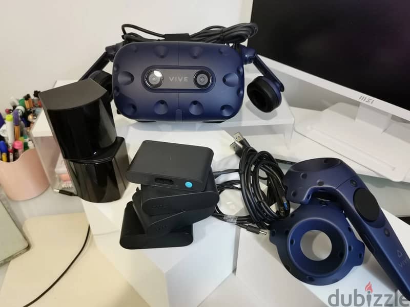 HTC VIVE PRO Virtual Reality (VR) Full System Blue 1