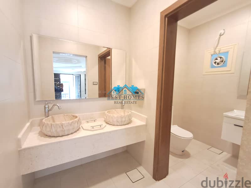 Elegant 4 Bedroom Ground Floor Apartment with Yard Area in Faiha 9