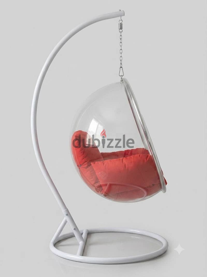 Transparent Bubble Swing Chair with Stand 1