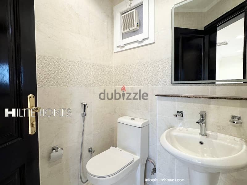 Three bedroom Seaview apartment with balcony for rent in Shaab 10