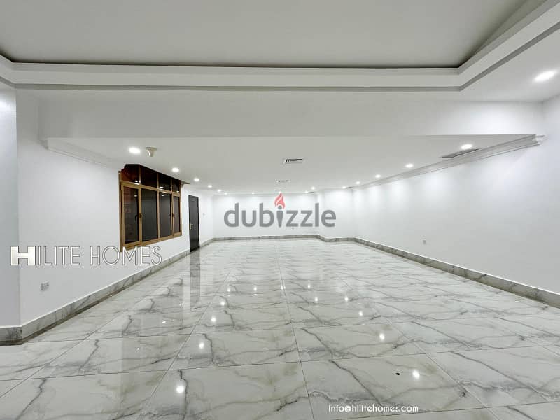 Five bedroom basement floor for rent in Siddeeq 10