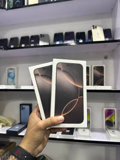 New Apple iPhone 16 Pro Max — Factory Sealed