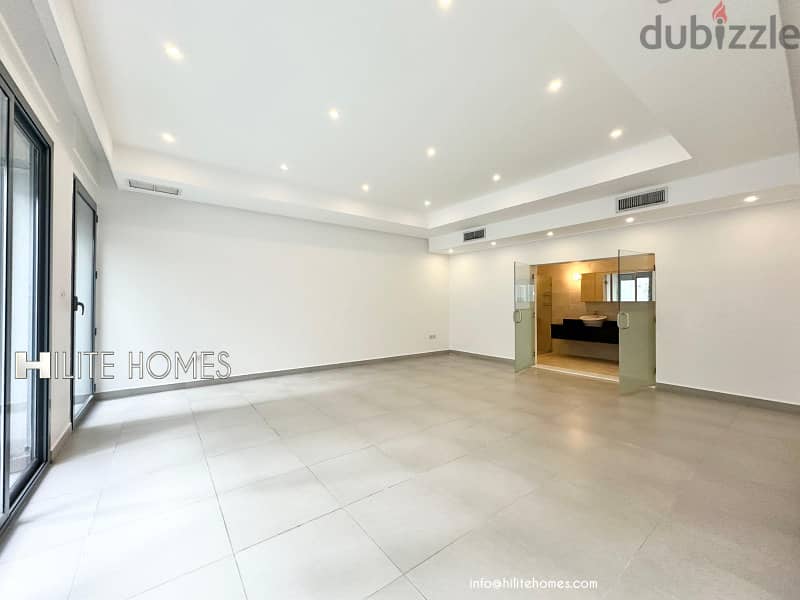 Three bedroom bright basement for rent with pool in Abu Fataira 5