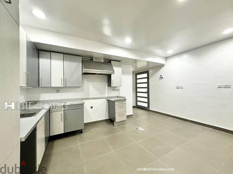 Three bedroom bright basement for rent with pool in Abu Fataira 14