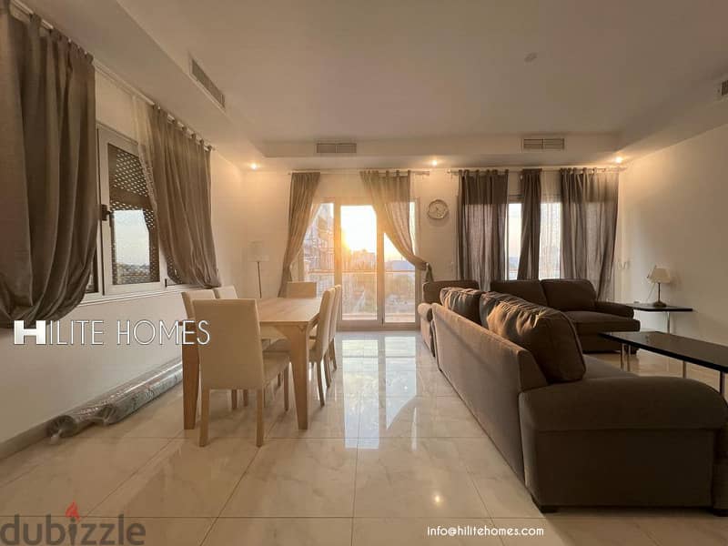 Beach front Floor available for rent in Abu al Hasaniya 2