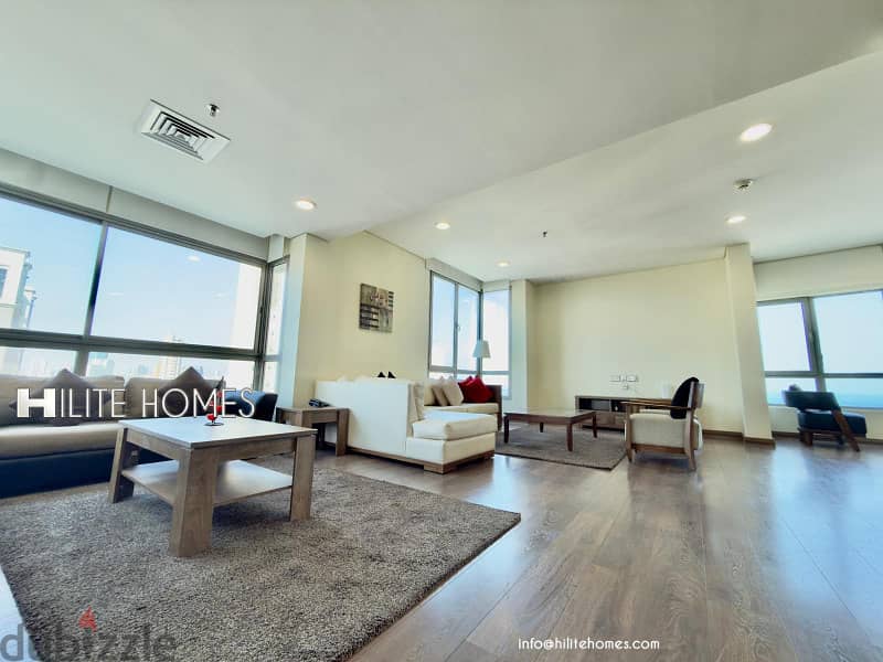 Three Bedroom Seaview Furnished Duplex for rent in Salmiya 4