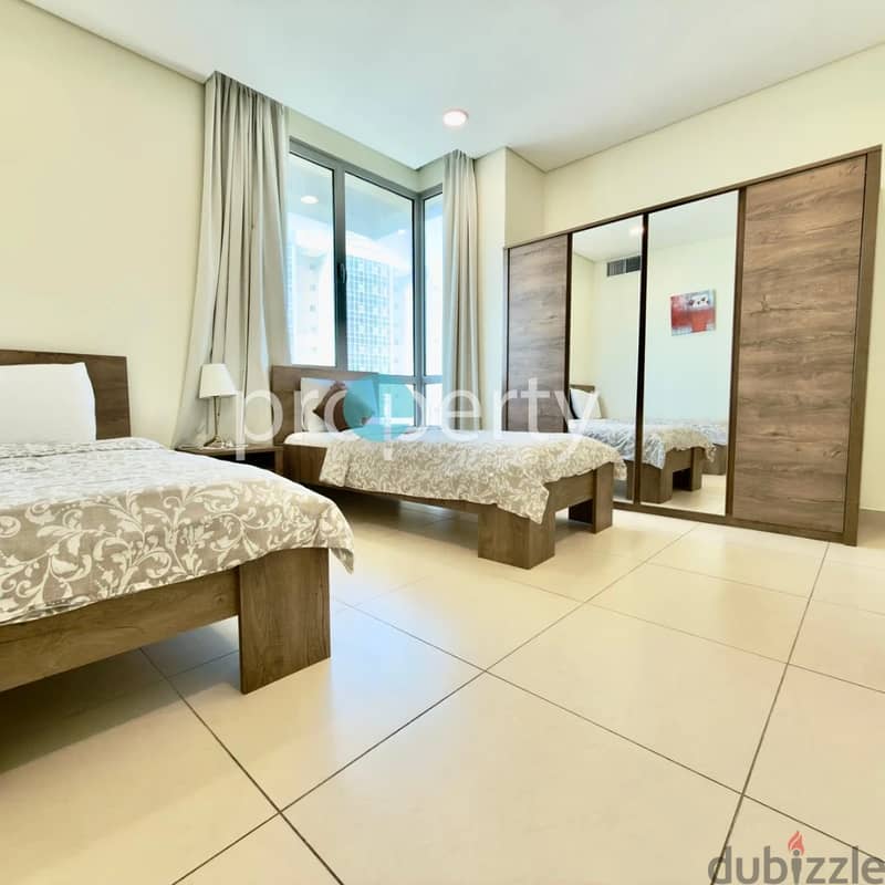 Three Bedroom Seaview Furnished Duplex for rent in Salmiya, Kuwait 2