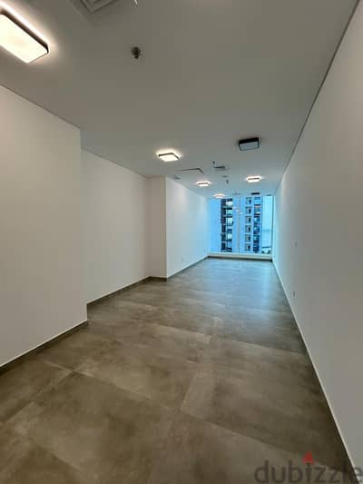 Commercial office space with a grace period for rent in Qibla.