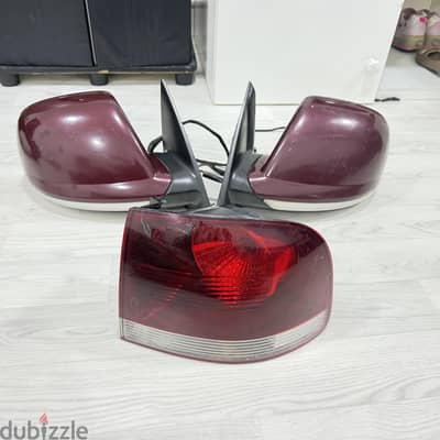 Side Mirror and back light