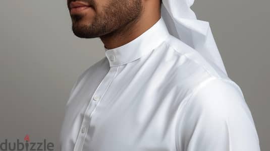 Custommade Kuwaiti men’s dishdasha-Excellent tailoring and perfect fit