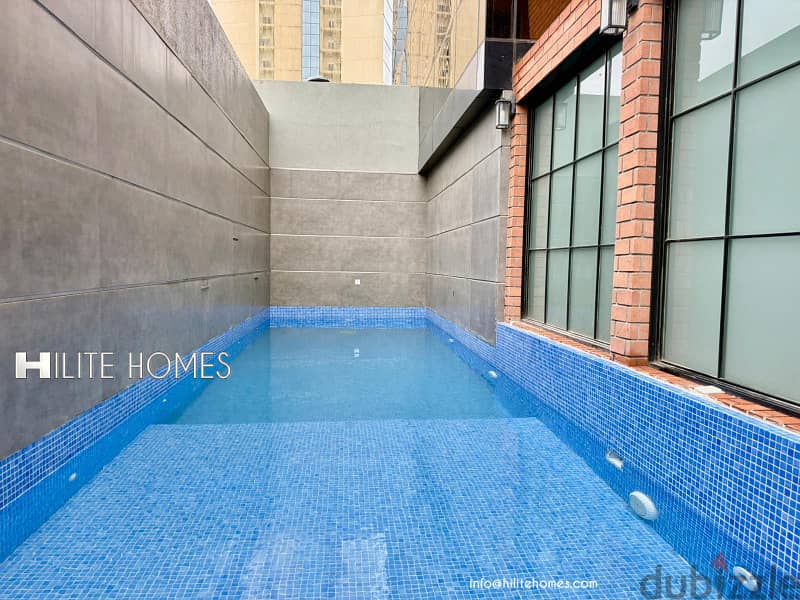 Two bedroom semi furnished Seaview apartment in sharq -2 Months FREE 8