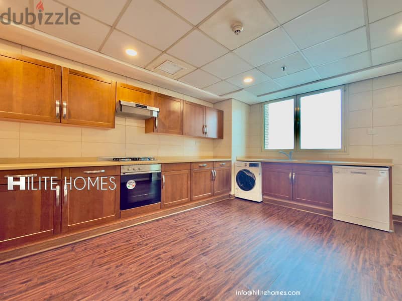 Three bedroom semi furnished apartment for rent, Bneid al qar 2