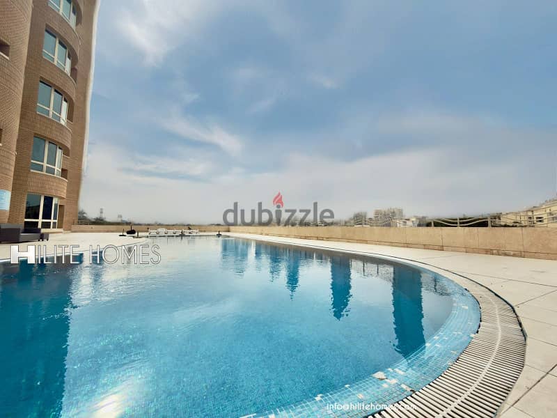 Three bedroom semi furnished apartment for rent, Bneid al qar 10
