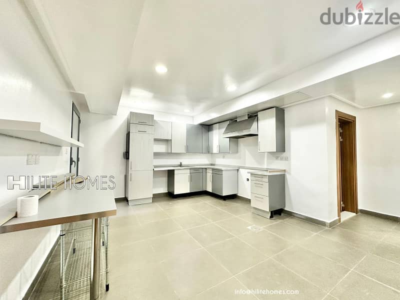 Three bedroom bright basement for rent with pool in Abu Fataira 11