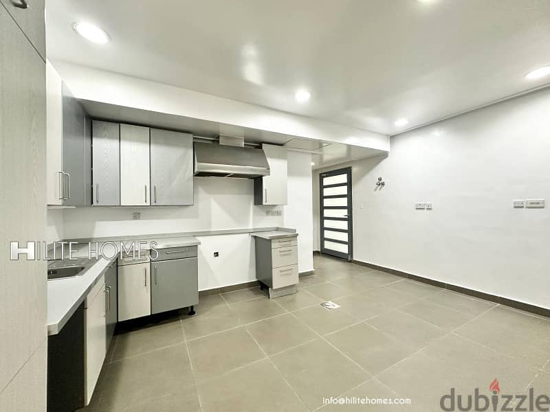 Three bedroom bright basement for rent with pool in Abu Fataira 14
