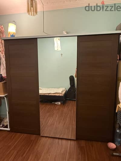 Large IKEA Wardrobe 215 cm wide x 200 cm high