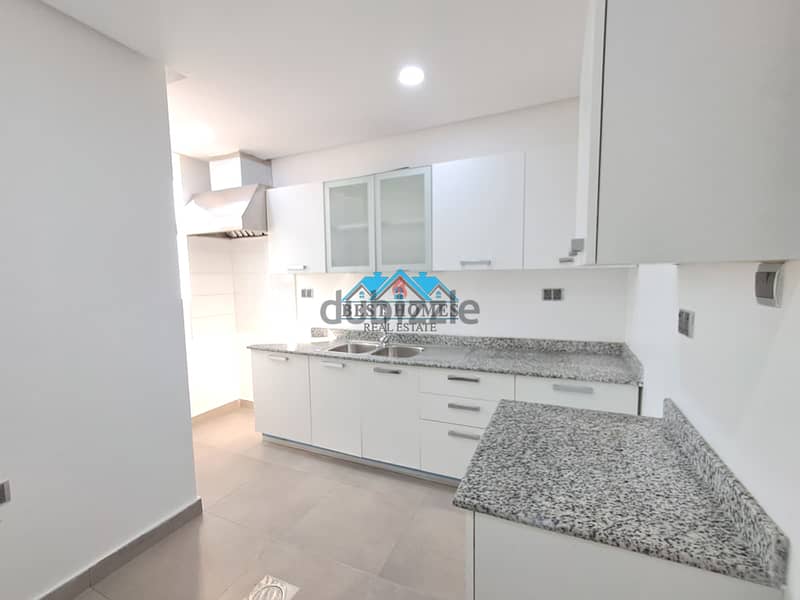 Bright 3 Bedrooms Apartment with Large Rooftop in Shaab 8