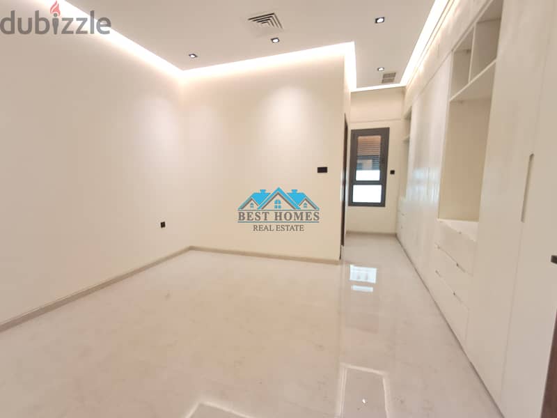 Elegant 4 Master Bedrooms Floor Apartment with Balcony in Salwa 2
