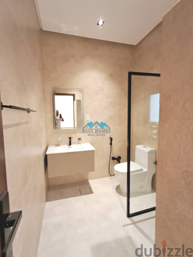 Elegant 4 Master Bedrooms Floor Apartment with Balcony in Salwa 4