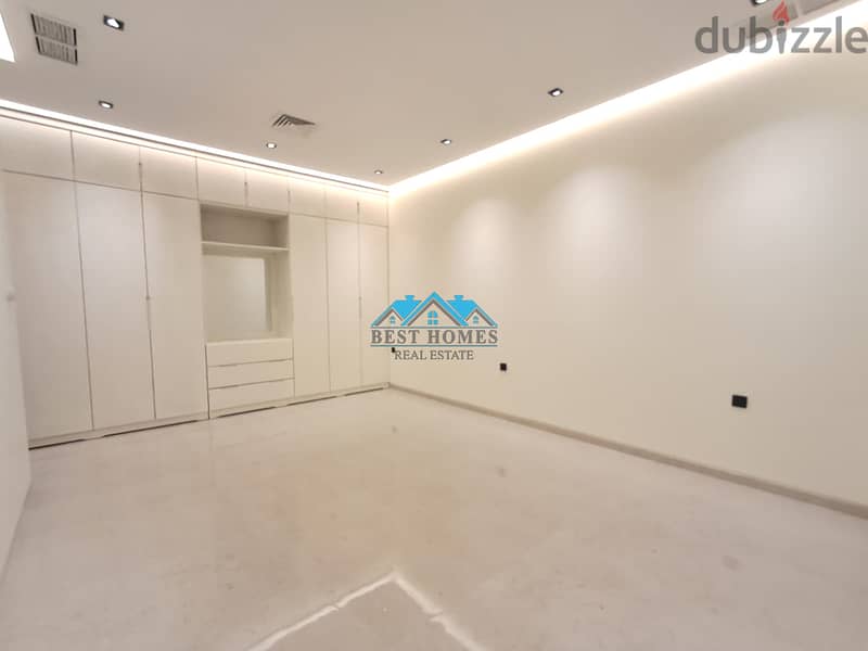 Elegant 4 Master Bedrooms Floor Apartment with Balcony in Salwa 7