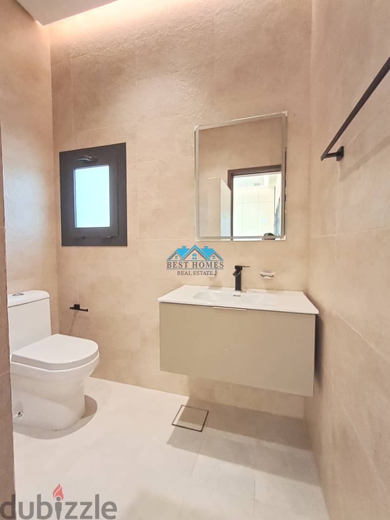 Elegant 4 Master Bedrooms Floor Apartment with Balcony in Salwa 11