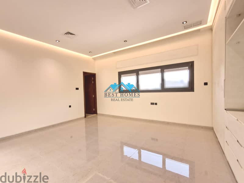 Elegant 4 Master Bedrooms Floor Apartment with Balcony in Salwa 13