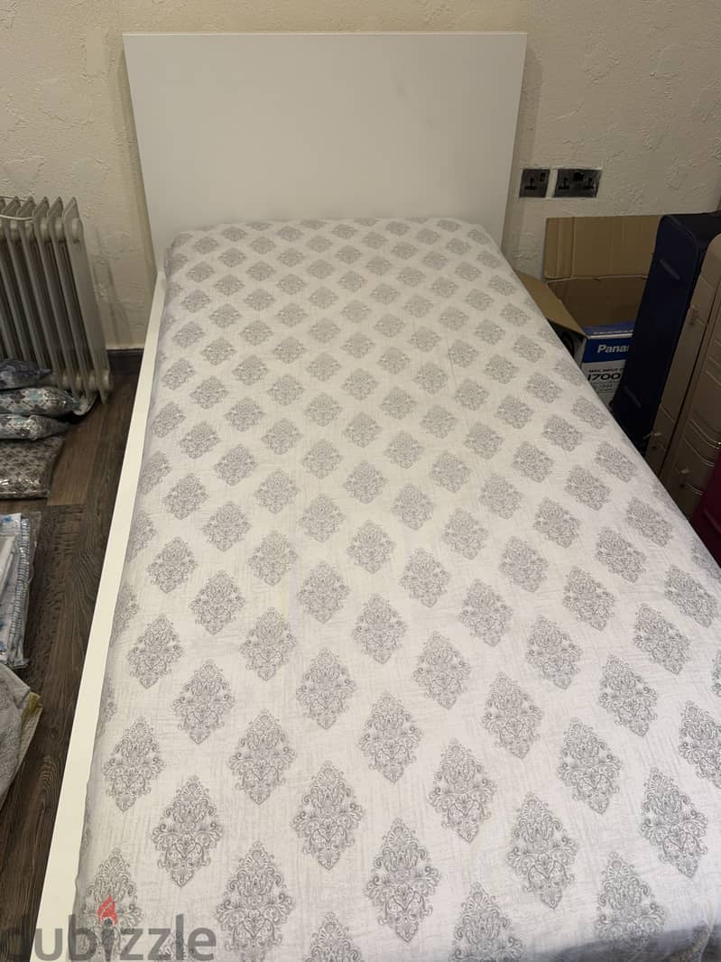 IKEA single bed with mattress 1