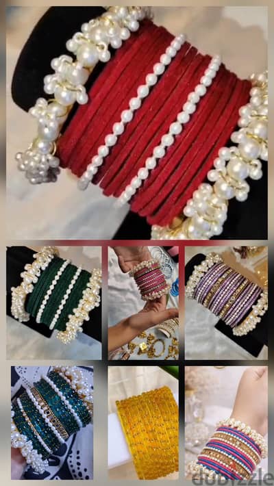 Beautiful Bangles with Gajra Bangle