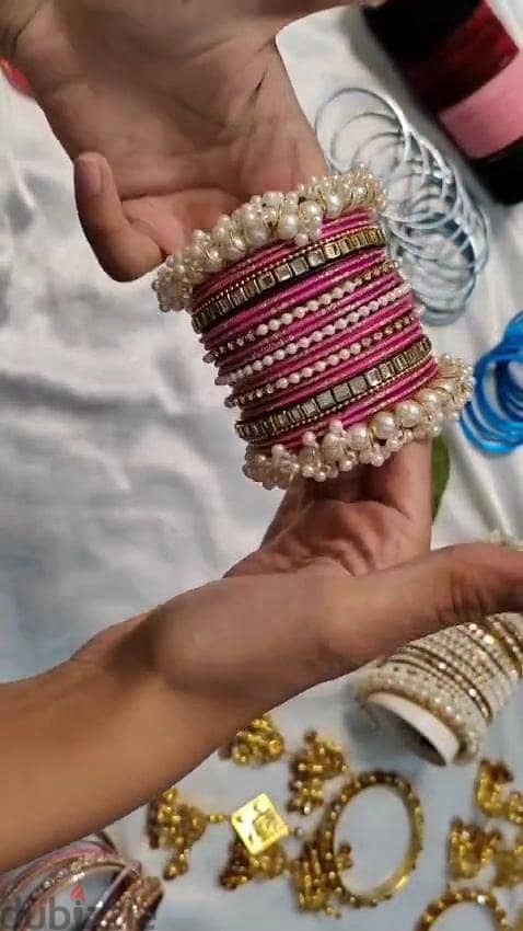Beautiful Bangles with Gajra Bangle 1