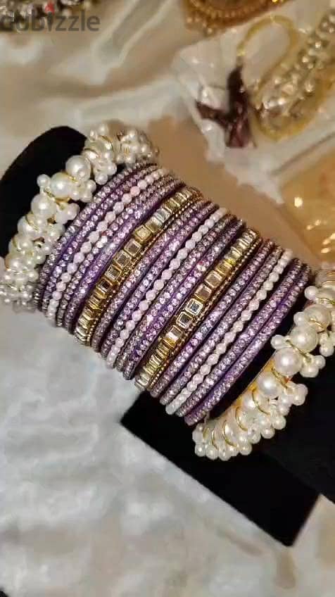 Beautiful Bangles with Gajra Bangle 5
