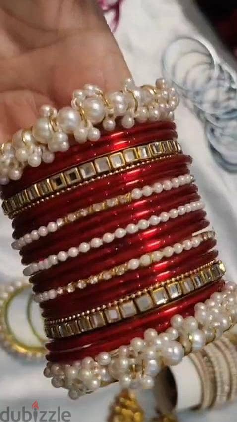 Beautiful Bangles with Gajra Bangle 7