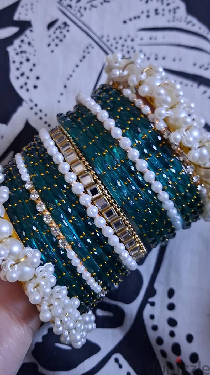 Beautiful Bangles with Gajra Bangle 8