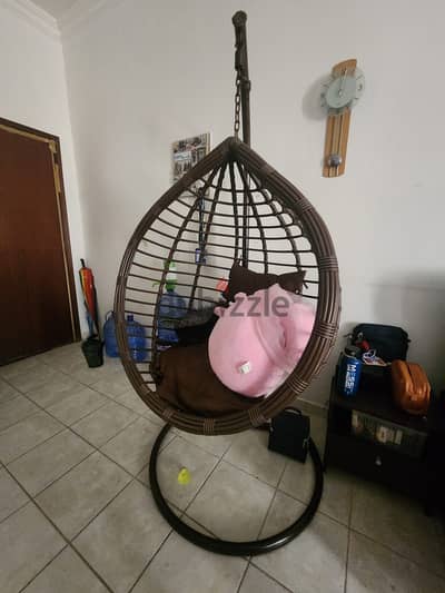 For Sale: Stylish Hanging Wicker Chair
