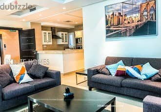 Sea view full floor apartment furnished 2 bedroom 5