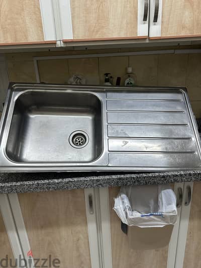 Neat and clean kitchen sink