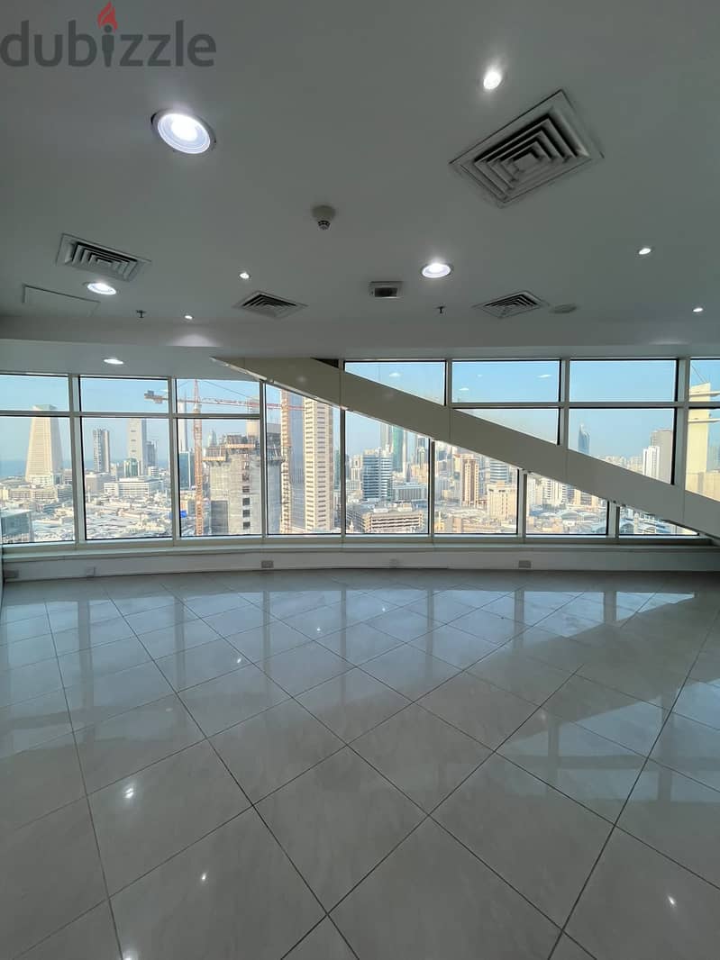 Full Commercial Floor with Sea View for Rent in Qibla 1