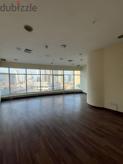 Half a Commercial Floor with panoramic view for rent in Qibla.