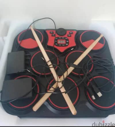 made in uk table top electronic drum model:-R7113