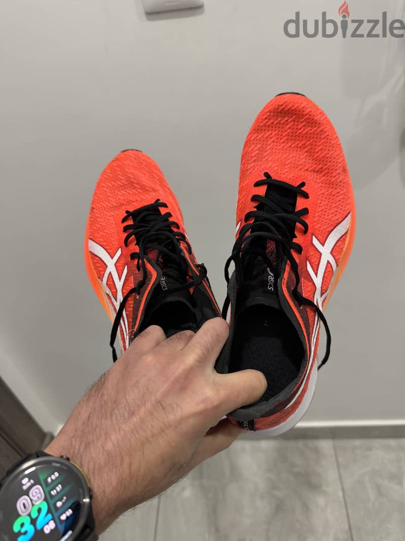 15 KD - Used, Asics FF Blast size Euro 43 running shoes. 6