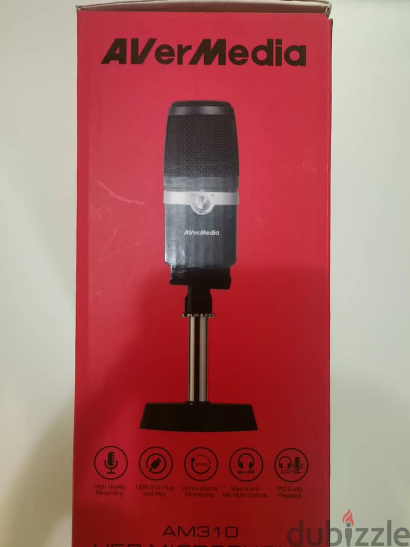 AverMedia AM310 - USB professional microphone (LIKE NEW) 4