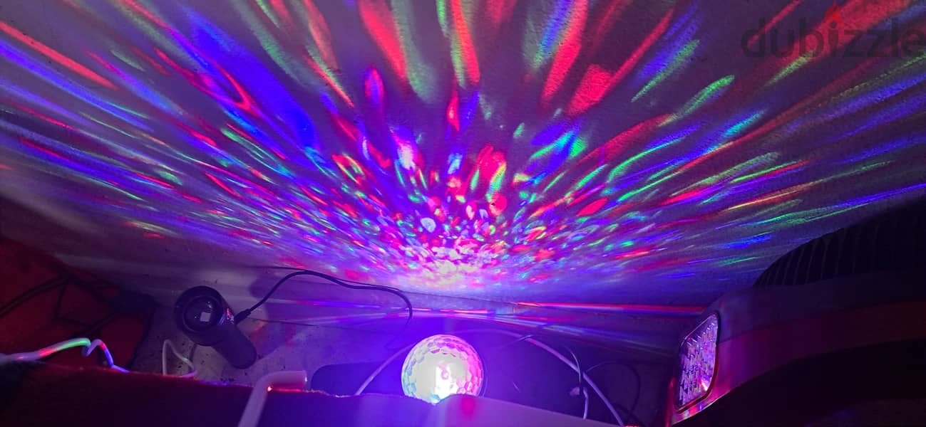 Mini USB Disco Light with USB Cable and Remote for Sale. 1
