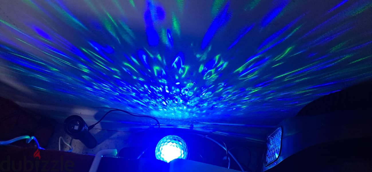 Mini USB Disco Light with USB Cable and Remote for Sale. 2
