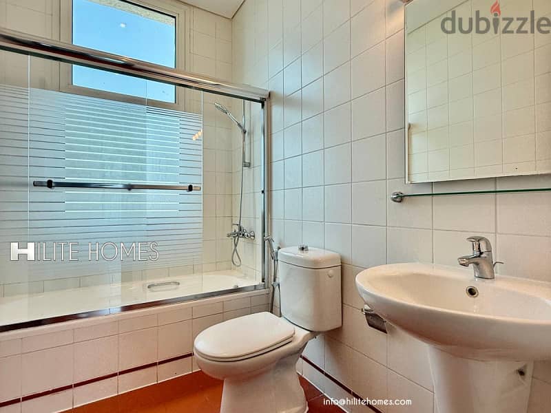 Three bedroom seaview apartment with balcony for rent in Mangaf 8