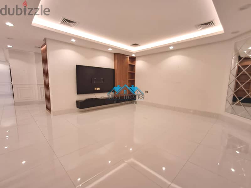 Bright 4 Bedroom Ground Floor Apartment with Private Entrance in Bayan 5