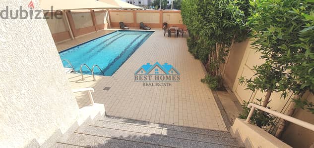 Modern 2 Bedroom Furnished Apartment with Pool & Gym in Salmiya