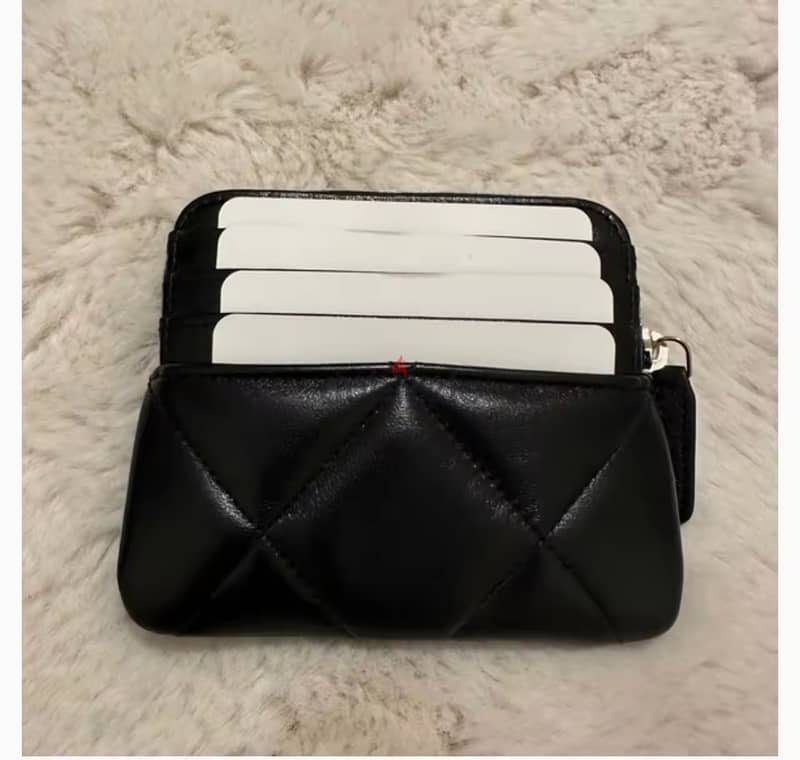 Chanel 19 Zip Card Coin Purse 1